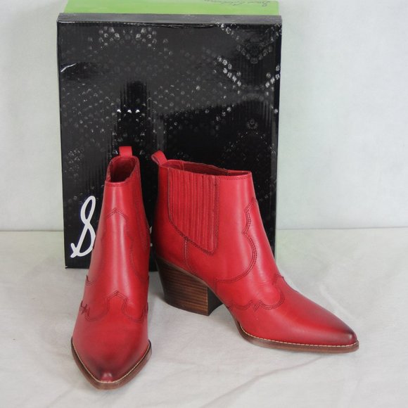Sam edelman winona bootie red clearance